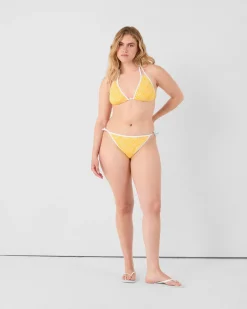 Bas de maillot de bain brésilien Mono tournesol Maddie monogram bottom