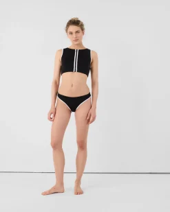 Bas de maillot de bain en néoprène Noir Jisoo bottom