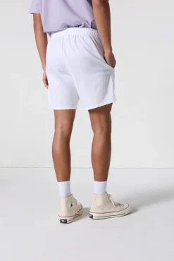 Bermuda en lin Blanc Lysandre