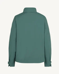Blouson coupe-vent léger Vert céladon Origami