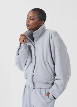Bomber en jersey Gris souris Dory