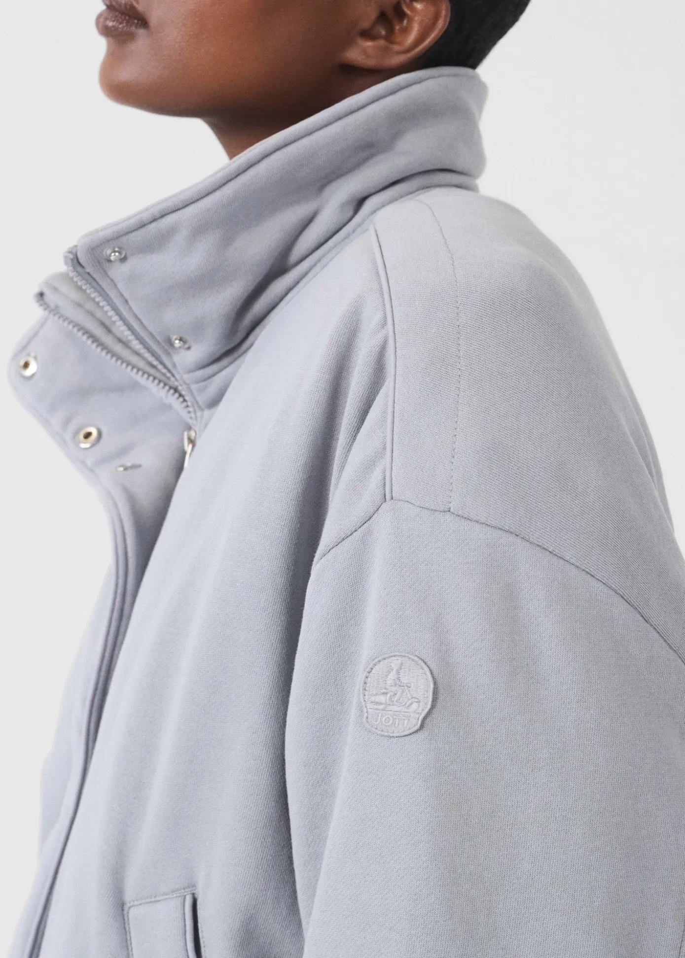 Bomber en jersey Gris souris Dory