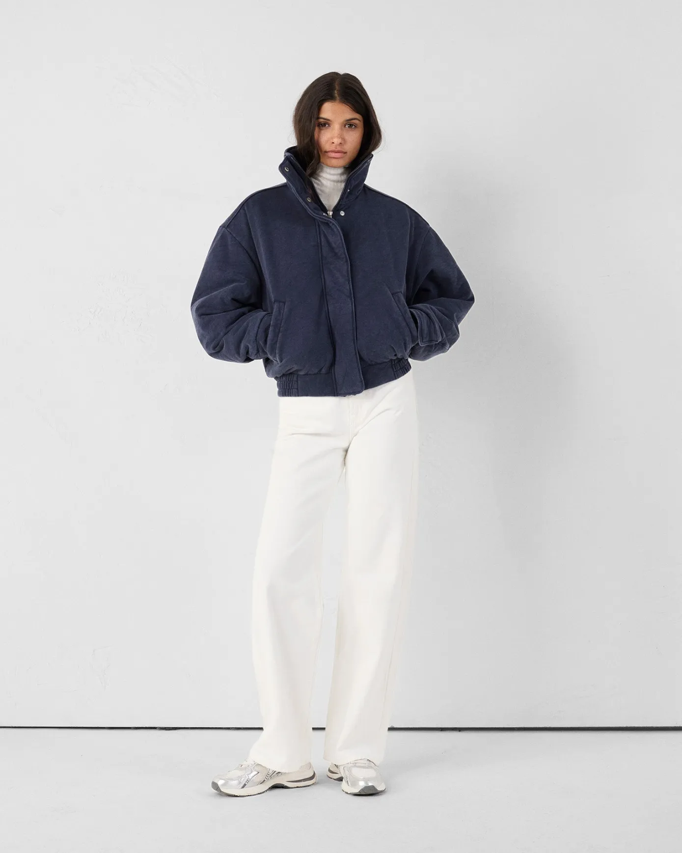 Bomber en jersey Marine Dory