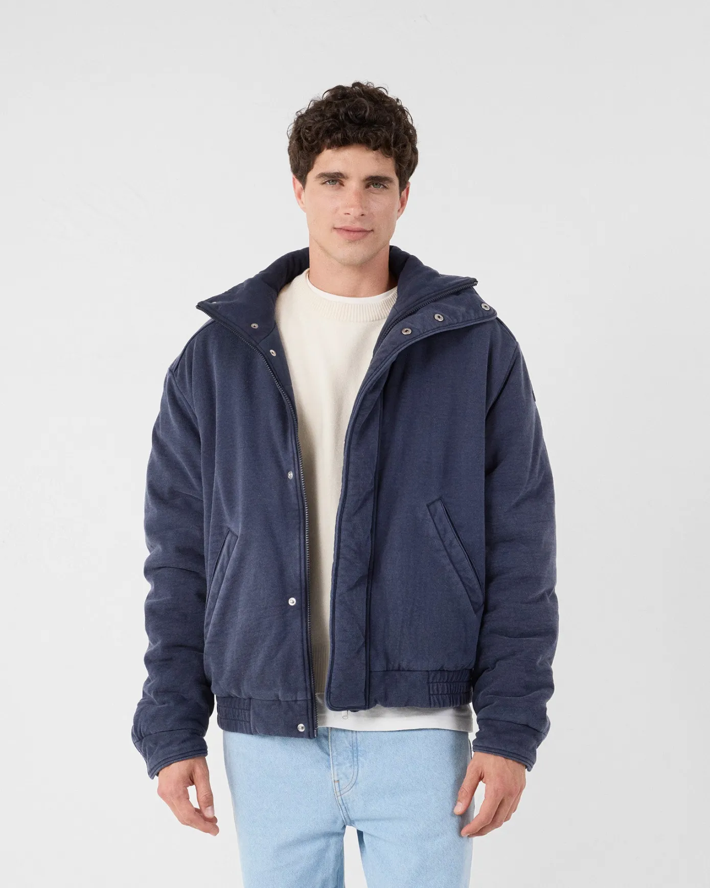 Bomber en jersey Marine Hank