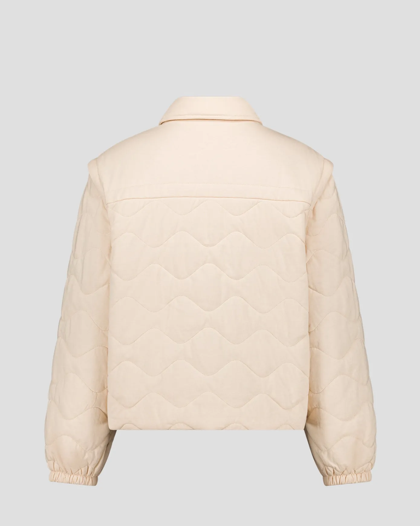 Bomber manches amovibles Vanille sucrée/Sable fumé Sacha