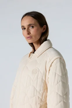 Bomber manches amovibles Vanille sucrée/Sable fumé Sacha