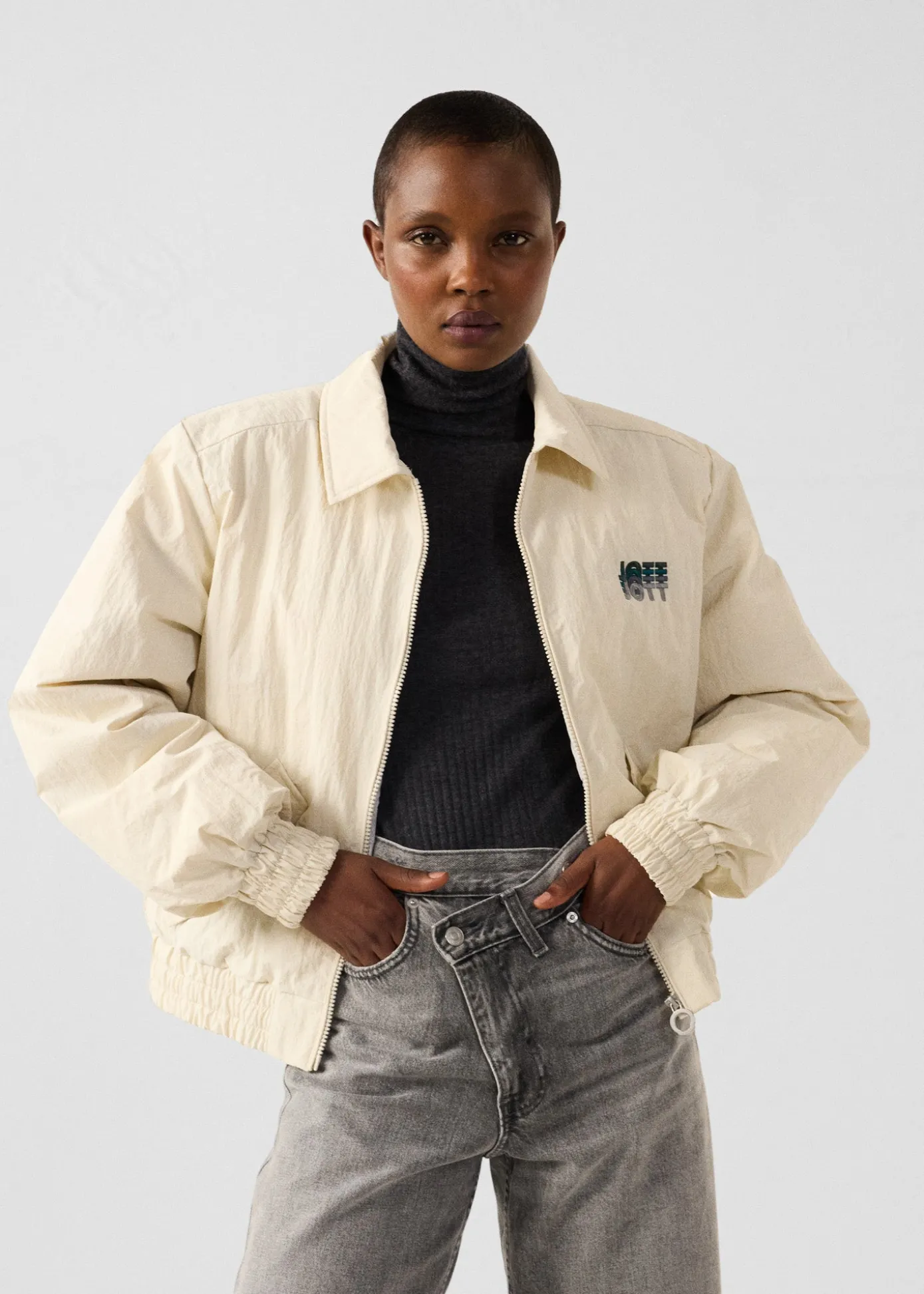Bomber Naturel/gris glace Becky