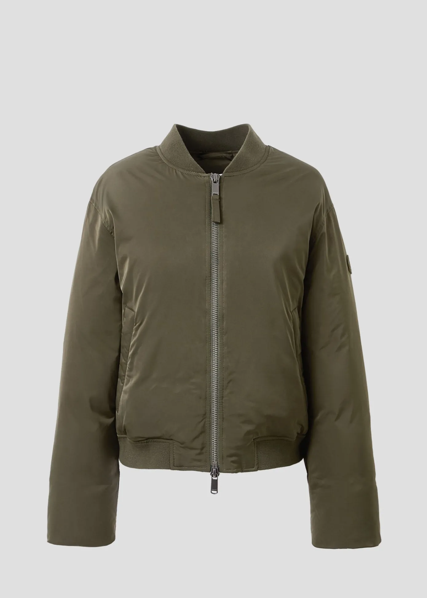 Bomber satin Army foncé Inael