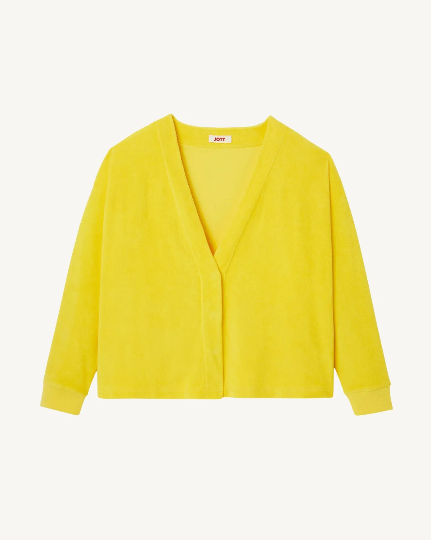 Cardigan éponge à manches longues Citron Pamplona