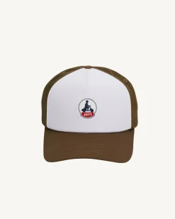 Casquette bicolore à filet Army/Blanc/Army Sail