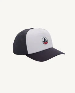 Casquette bicolore à filet Marine/Blanc/Marine Sail