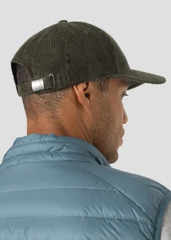 Casquette en velours Army foncé Cirrus