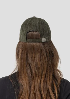 Casquette en velours Army foncé Cirrus