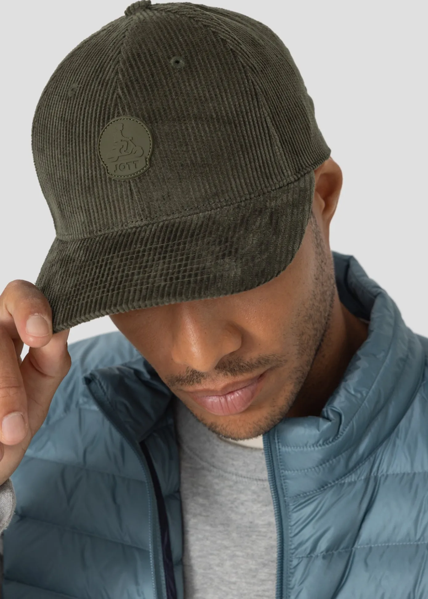 Casquette en velours Army foncé Cirrus