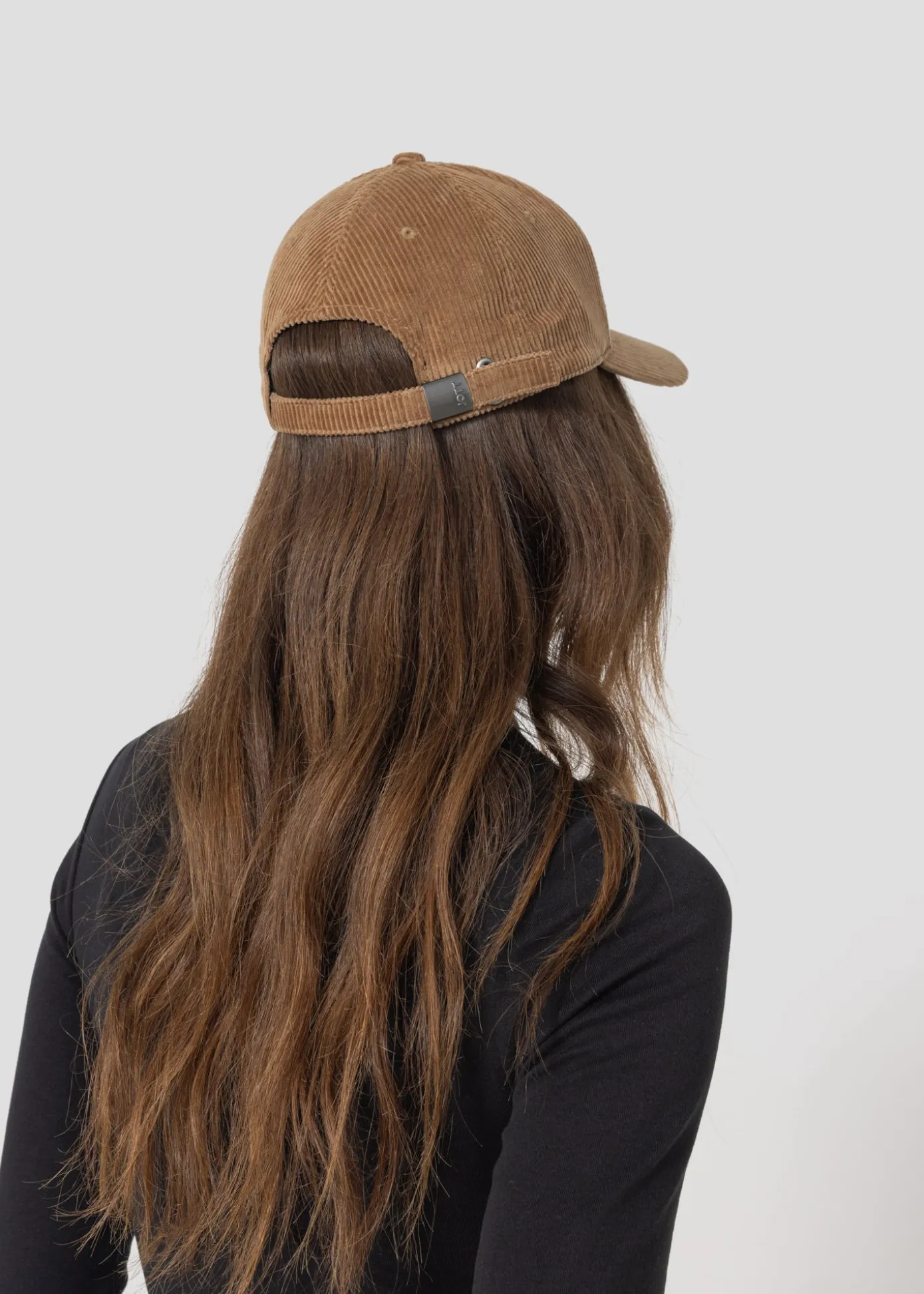 Casquette en velours Beige fumé Cirrus