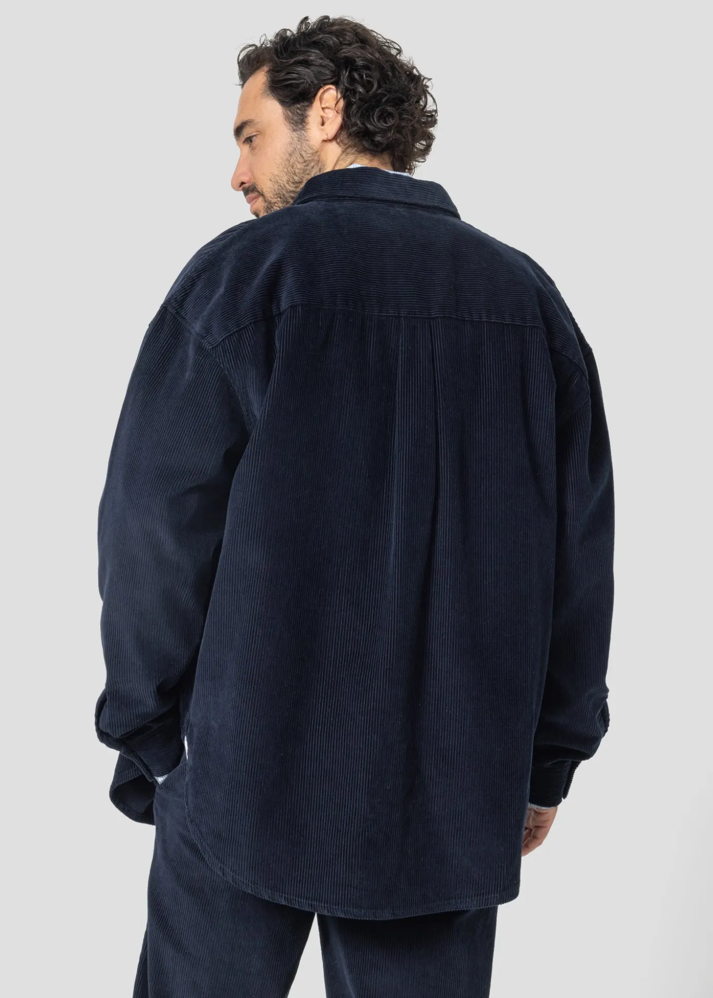 Chemise droite Bleu nuit Rehane