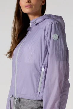 Coupe-vent court Encens violet Ally