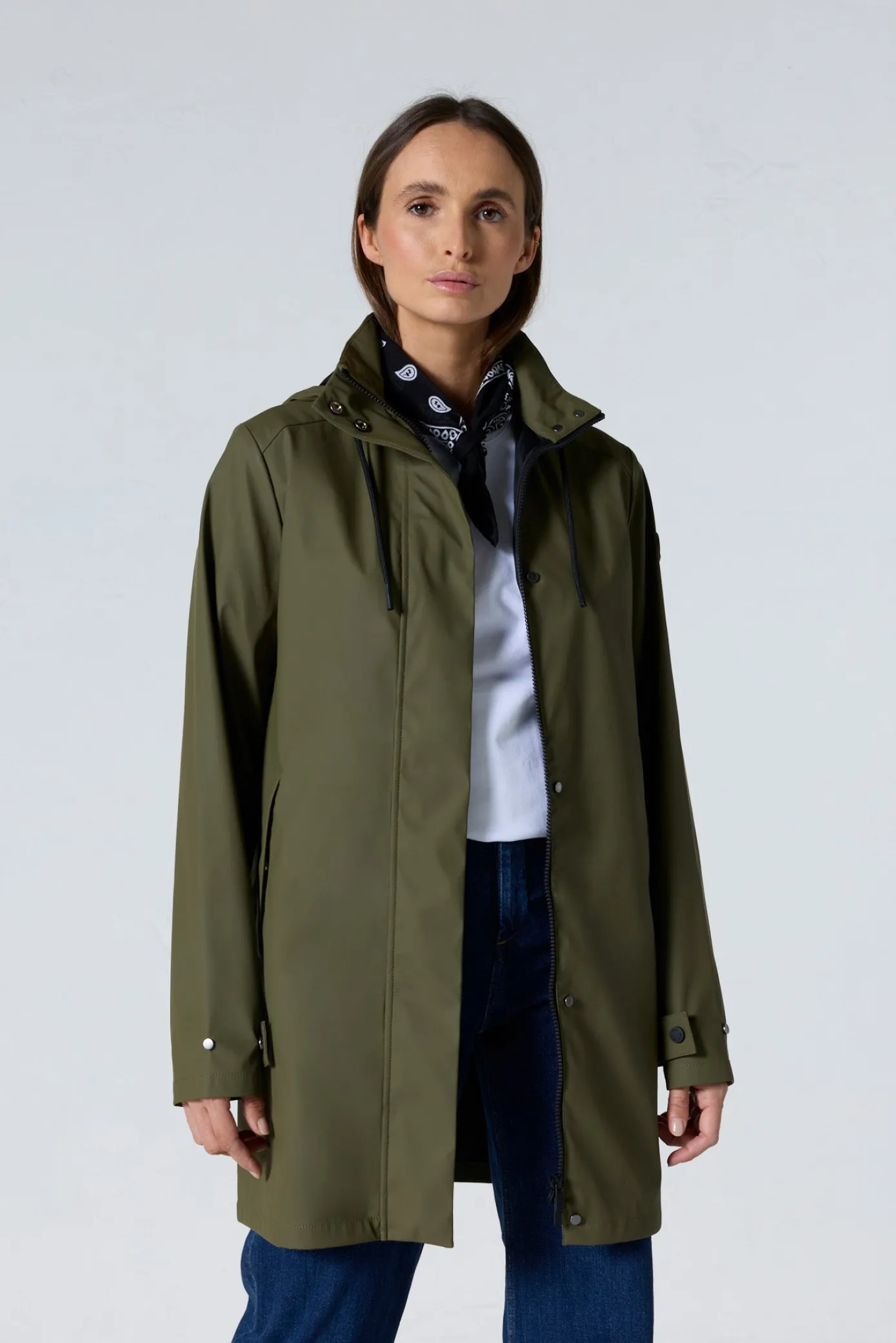 Coupe-vent mi-long Army Denisa