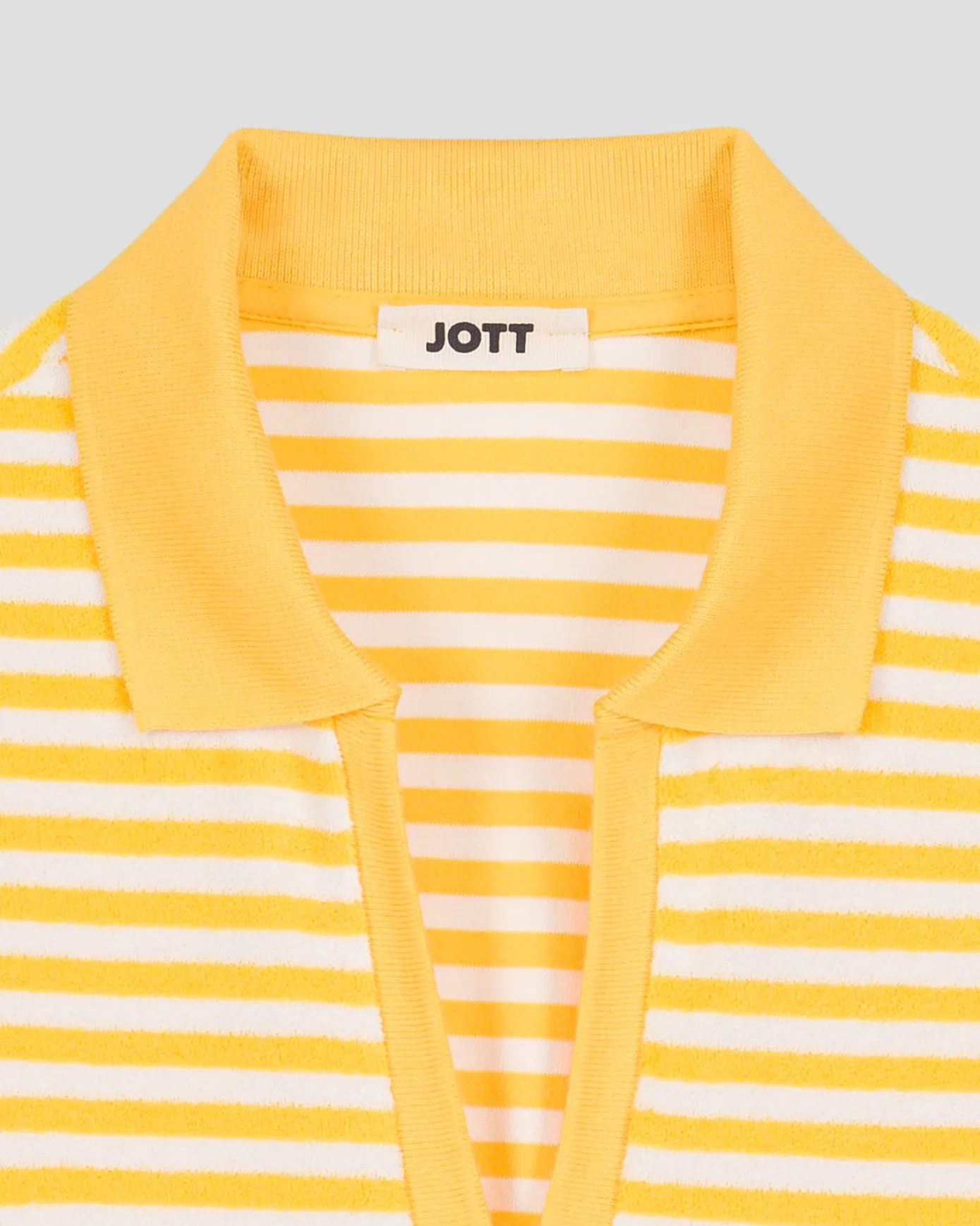 Crop-Top éponge Jaune abeille rayé Bay stripe