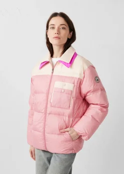 Doudoune bicolore mixte Pink antique/Salty nude Raven