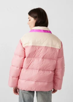 Doudoune bicolore mixte Pink antique/Salty nude Raven