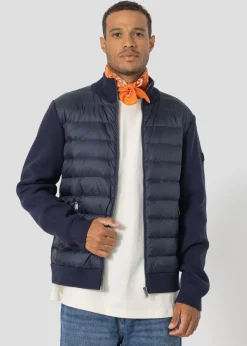 Doudoune bi-matière Marine Jumping 2.0