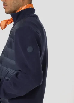 Doudoune bi-matière Marine Jumping 2.0