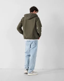 Doudoune bi-matière softshell Army Paco 2.0