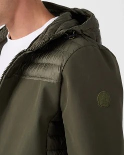 Doudoune bi-matière softshell Army Paco 2.0