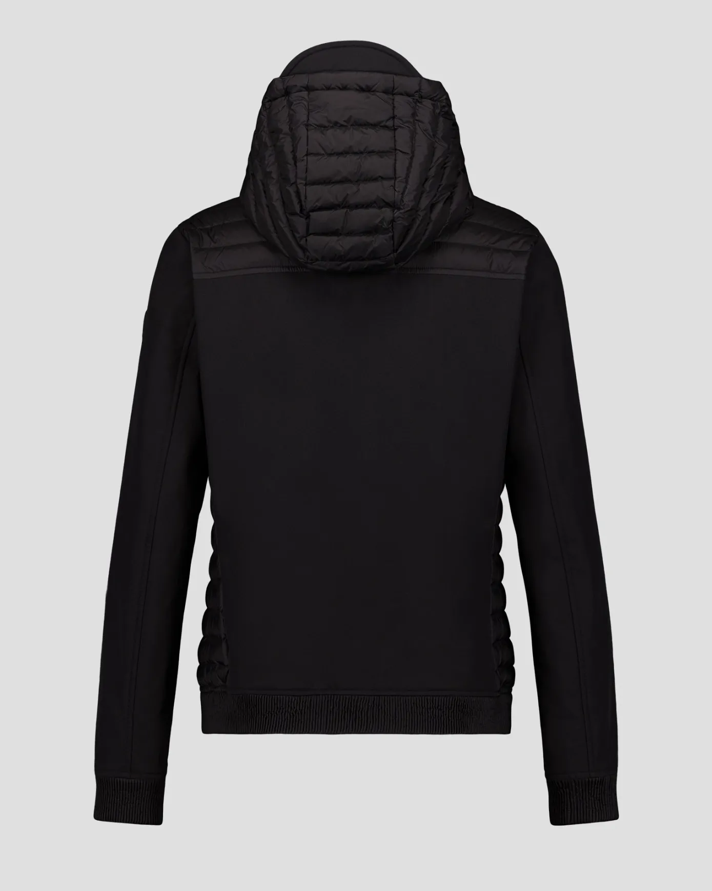 Doudoune bi-matière softshell Noir Paco 2.0