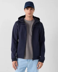 Doudoune bi-matière softshell Marine Paco 2.0