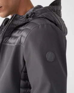 Doudoune bi-matière softshell Anthracite Paco 2.0
