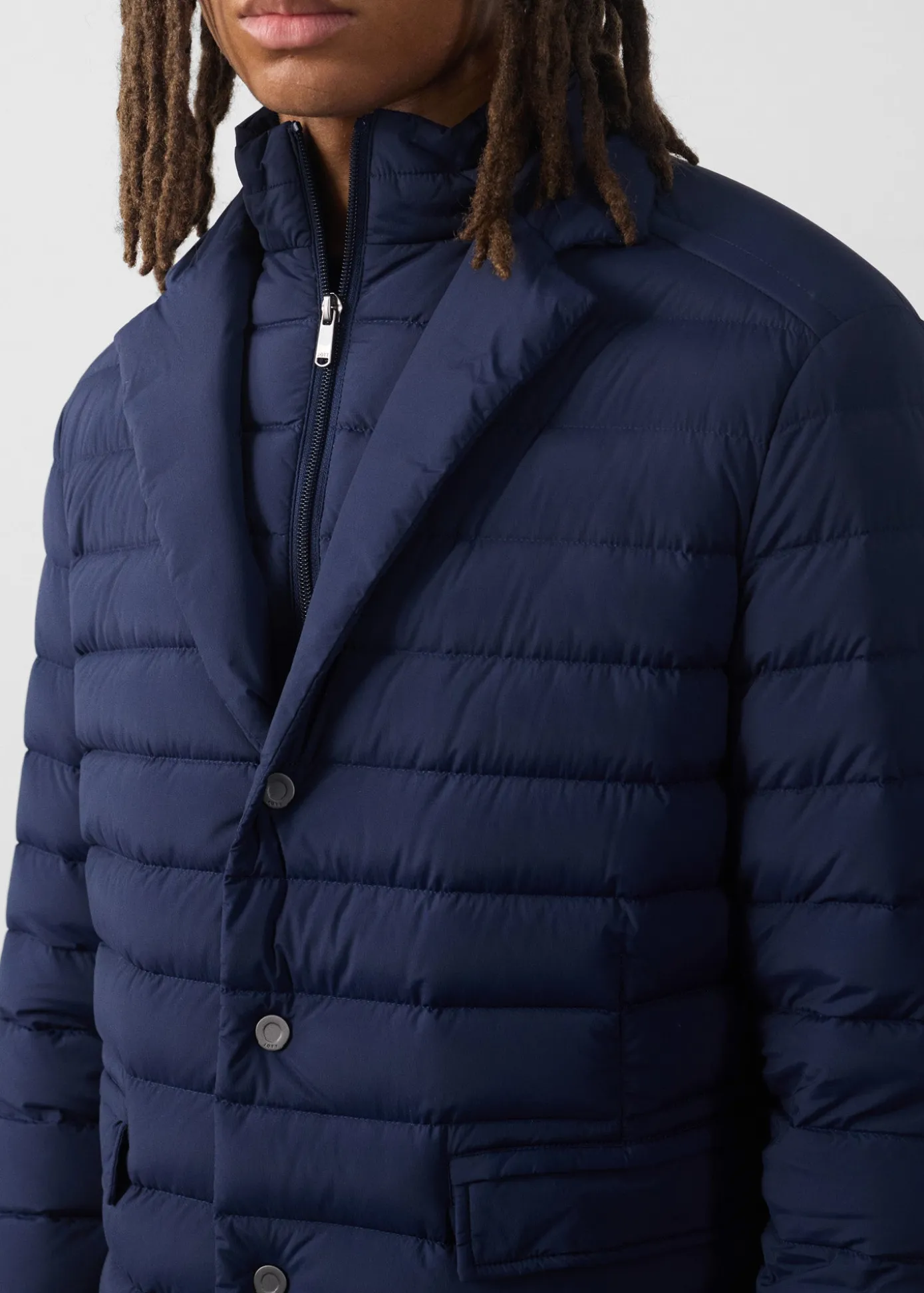Doudoune blazer stretch Marine Joey