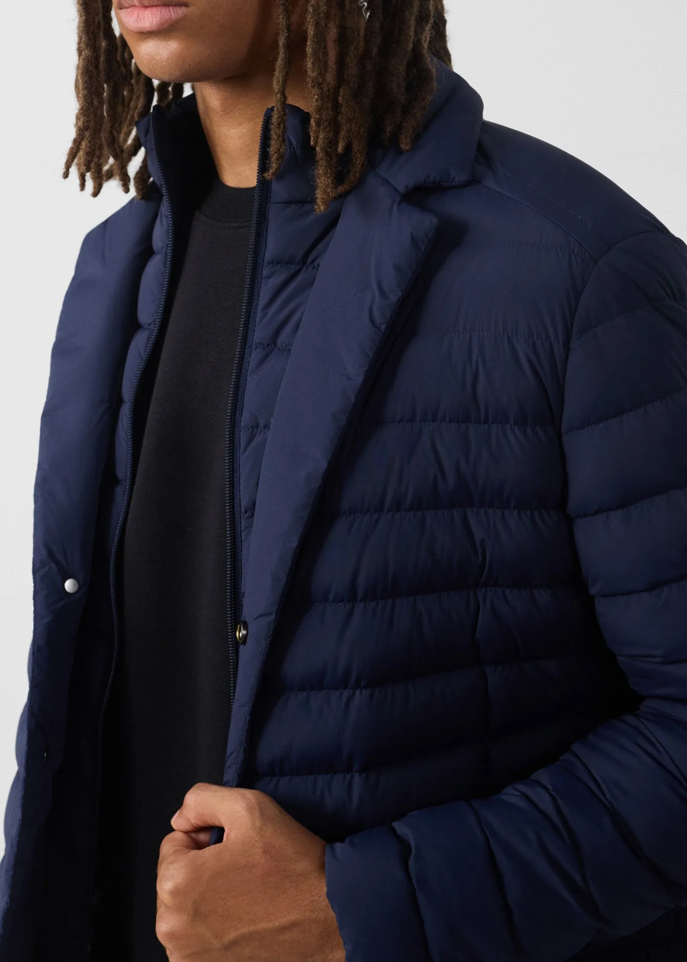 Doudoune blazer stretch Marine Joey
