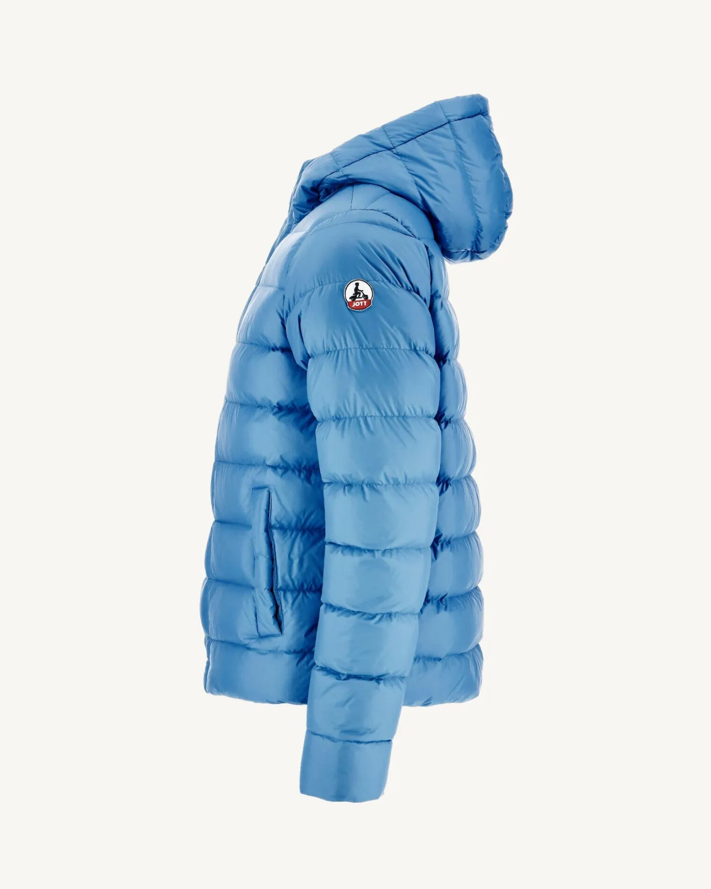 Doudoune à capuche Bleu denim Jorge