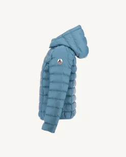 Doudoune à capuche enfant Grand Froid Bleu froid Gold 2.0