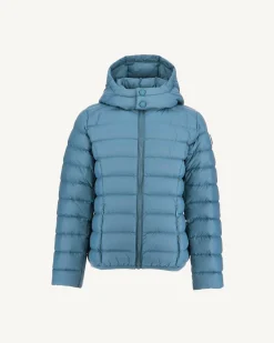Doudoune à capuche enfant Grand Froid Bleu froid Gold 2.0