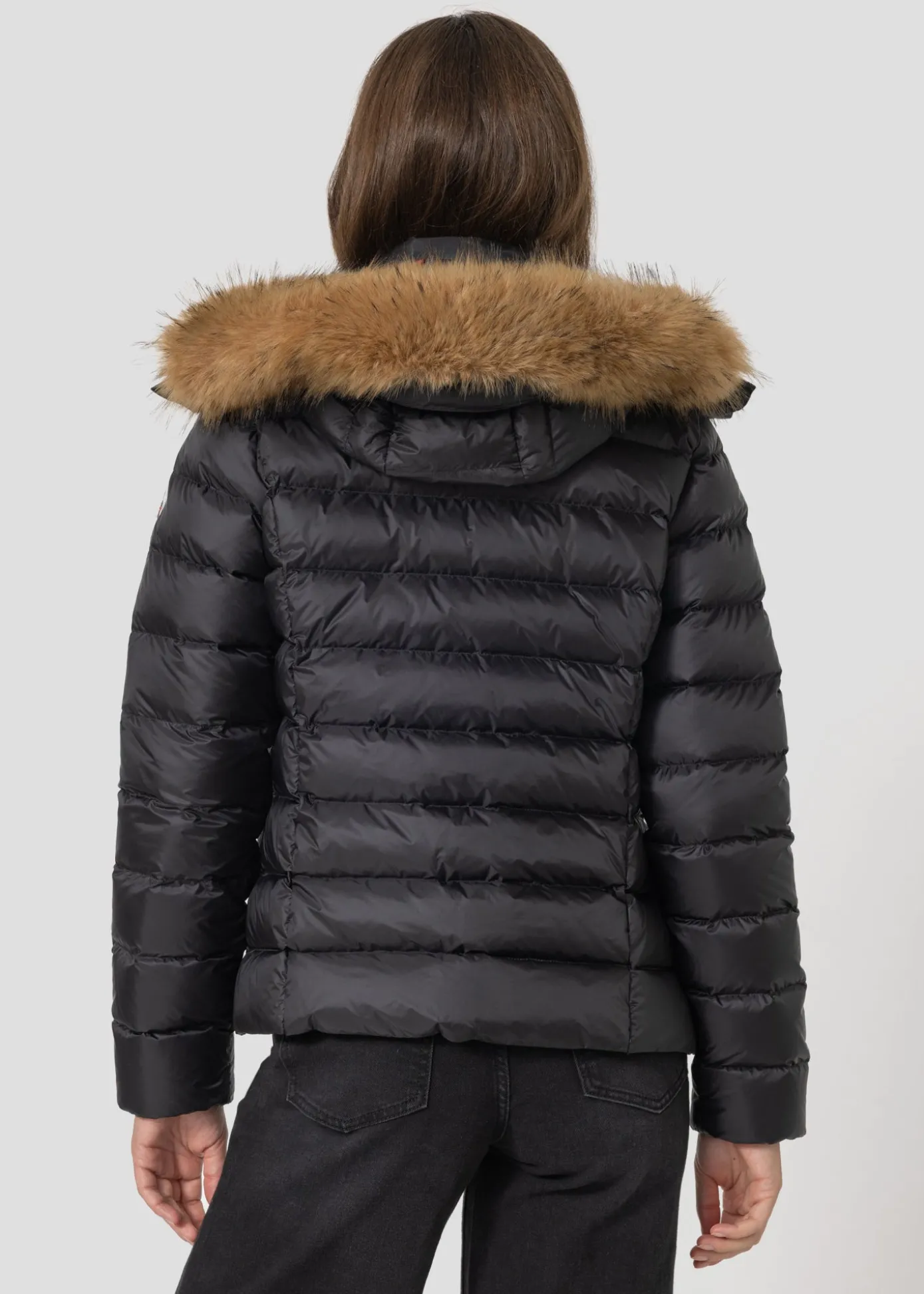 Doudoune à capuche Grand Froid Noir Luxe