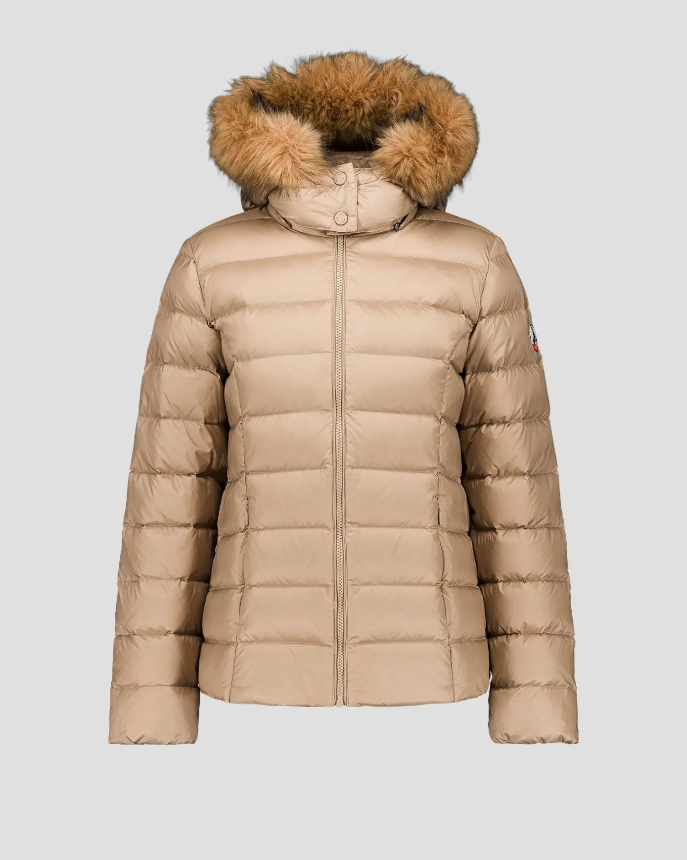 Doudoune à capuche Grand Froid Beige Luxe