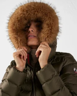 Doudoune à capuche Grand Froid Army Luxe