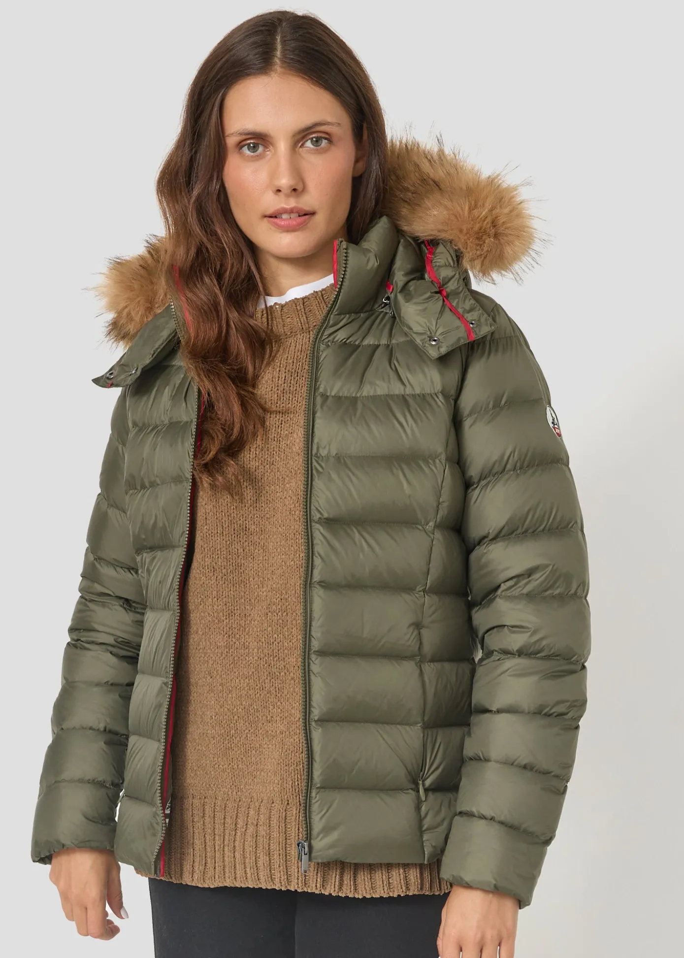 Doudoune à capuche Grand Froid Army Luxe