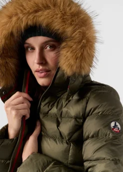 Doudoune à capuche Grand Froid Army Luxe
