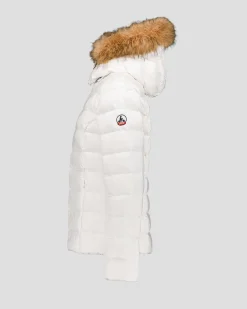 Doudoune à capuche Grand Froid Blanc Luxe
