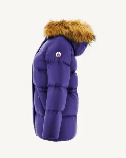 Doudoune à capuche Grand Froid Bleu nuit Luxe 2.0