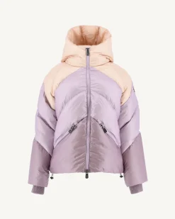 Doudoune à capuche Grand Froid Combo violet Stellar