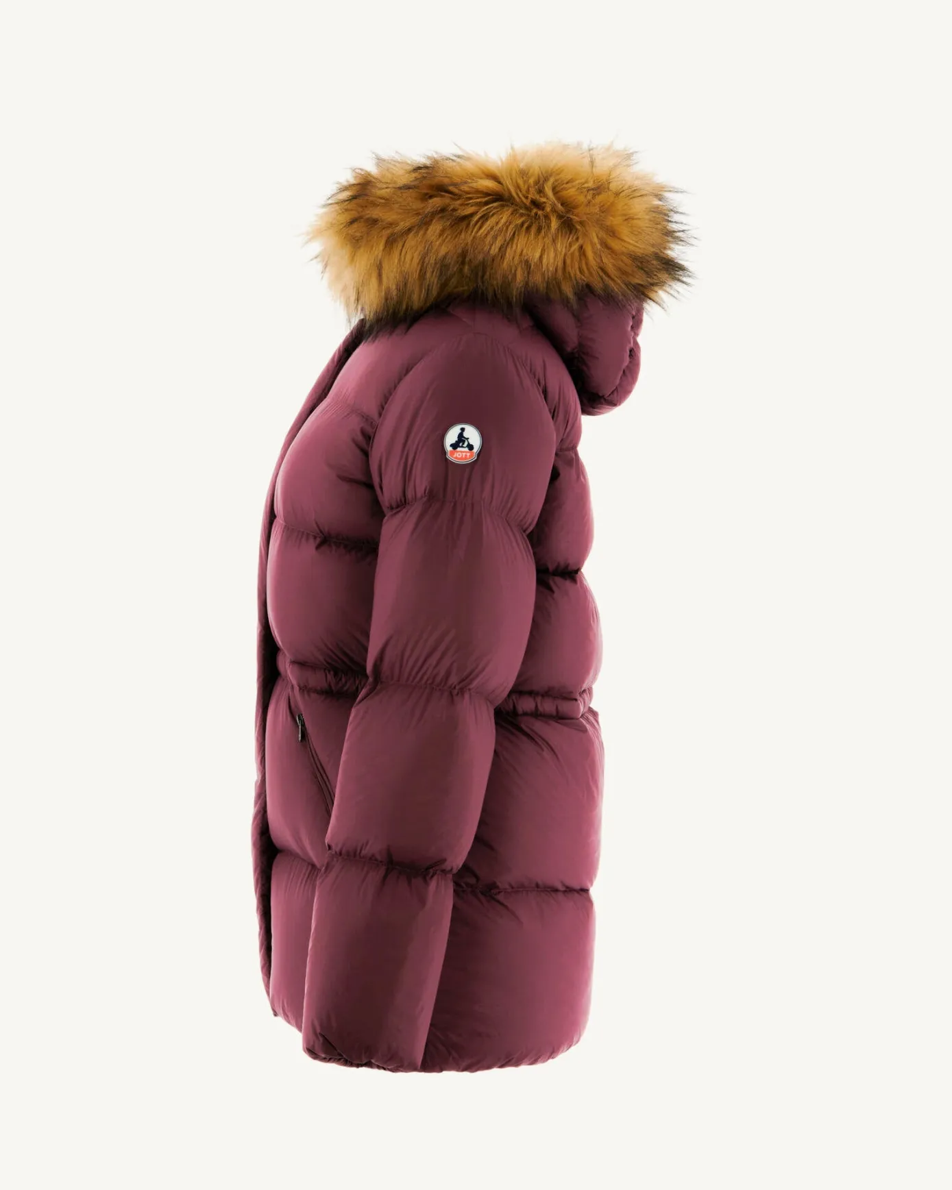 Doudoune à capuche Grand Froid Aubergine Luxe 2.0