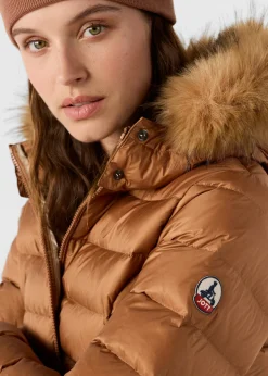 Doudoune à capuche Grand Froid Sucre roux Luxe