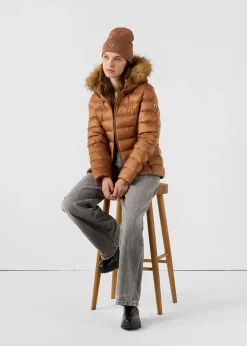Doudoune à capuche Grand Froid Sucre roux Luxe