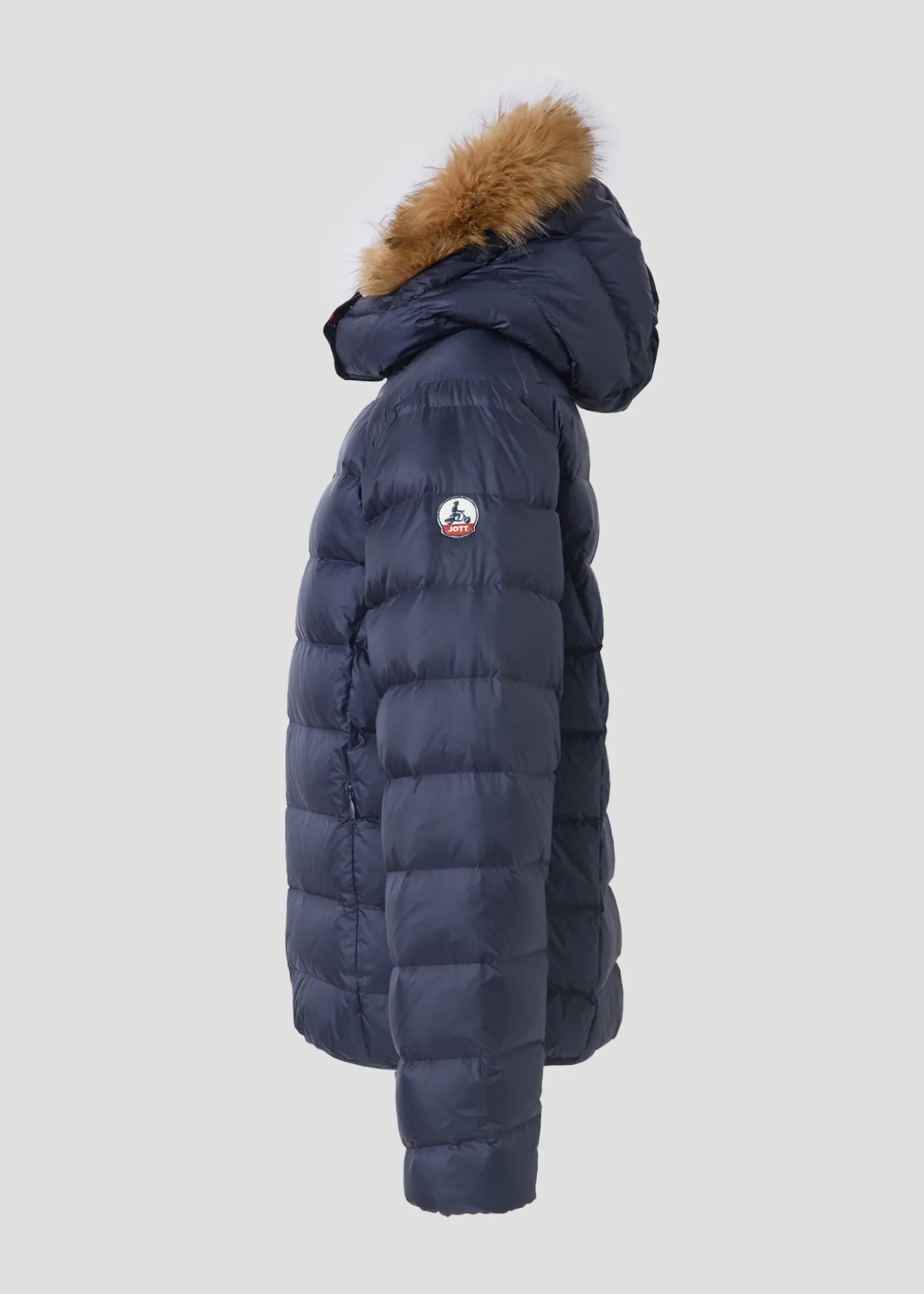 Doudoune à capuche Grand Froid Marine Prestige