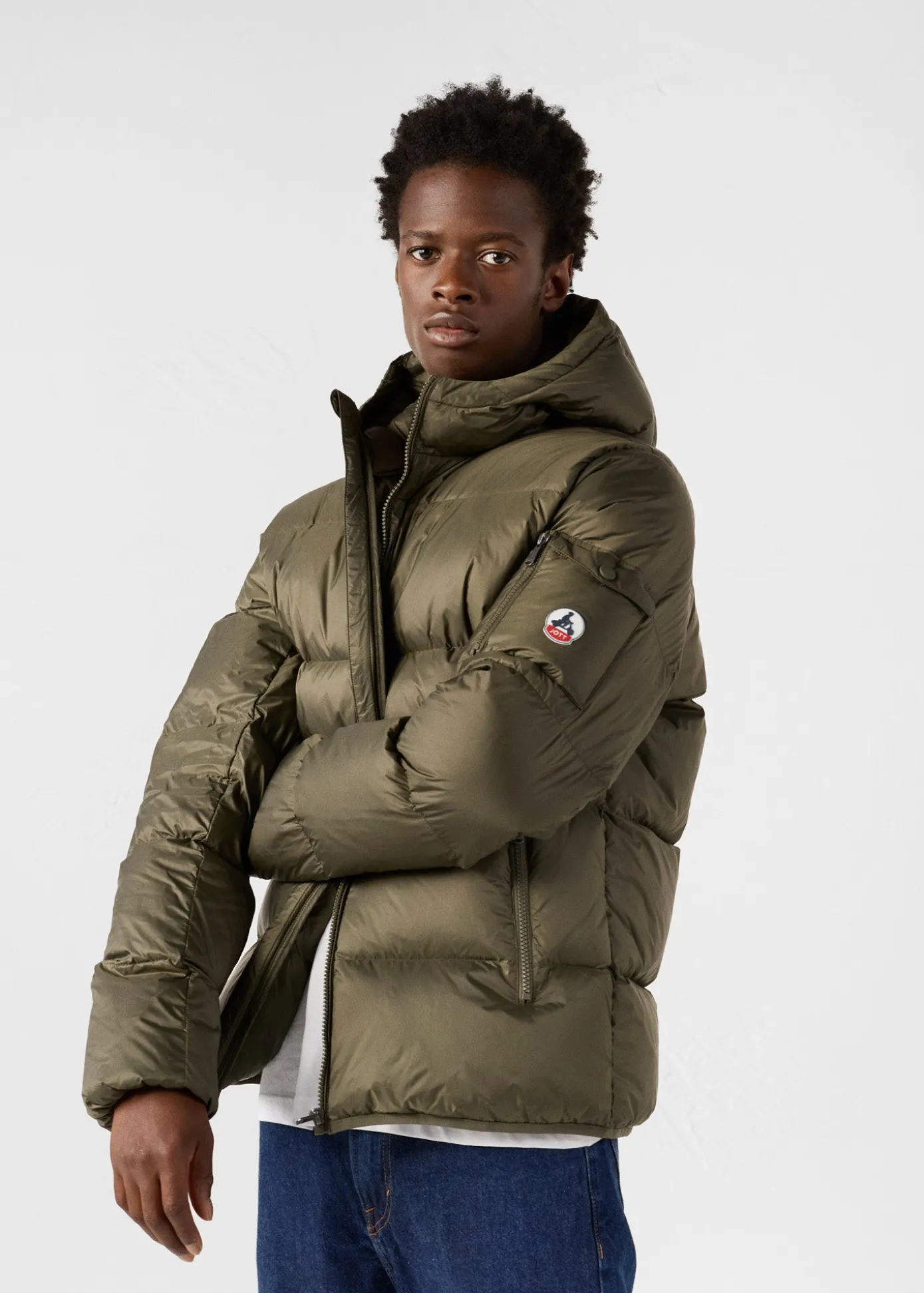 Doudoune à capuche Grand Froid Army Java